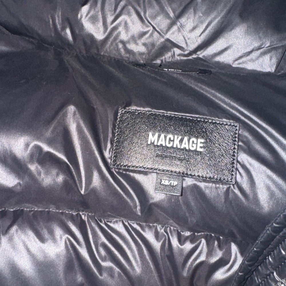 Mackage Midnight Black Quilted Jacket